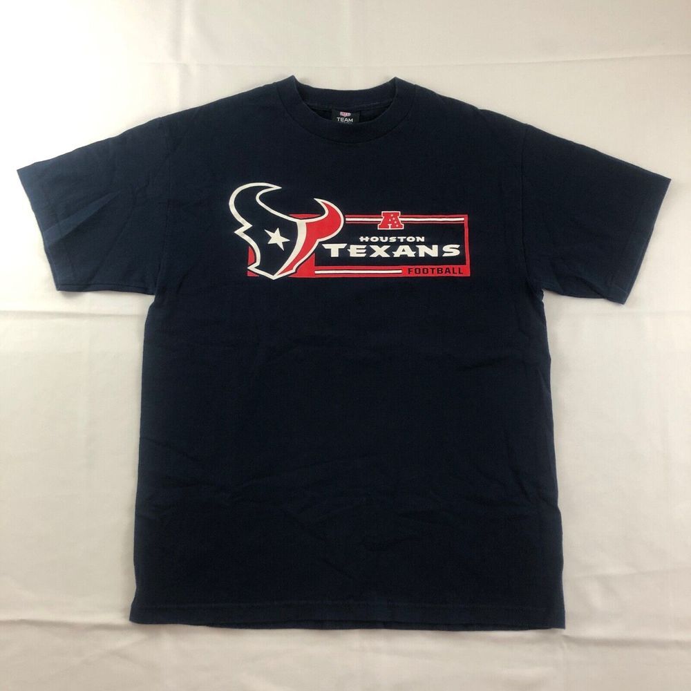 Houston Texans NFL T Shirt Men's Size Large AFC NFL